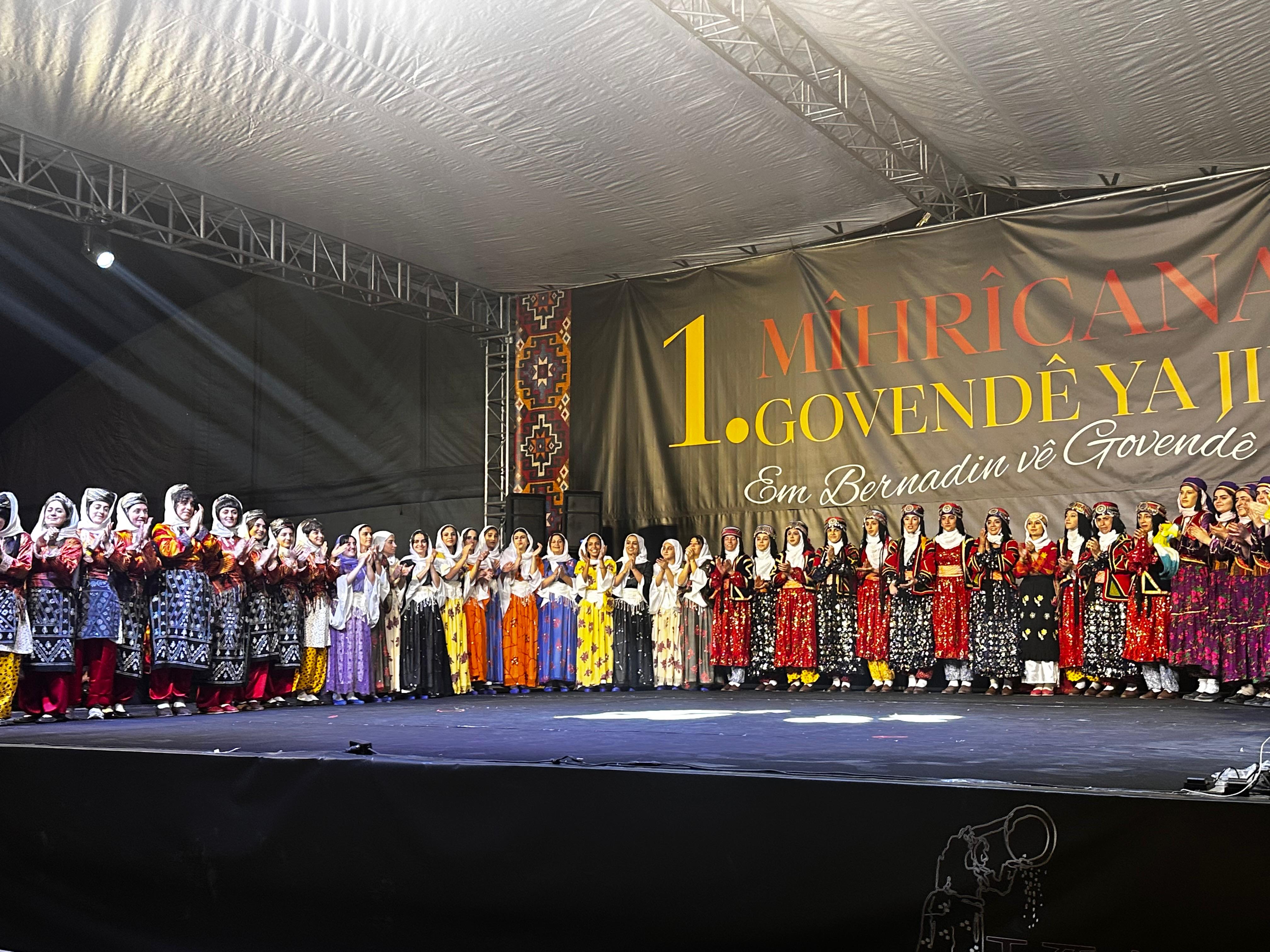 Cizre 1. Kadın Govend Festivali sona erdi